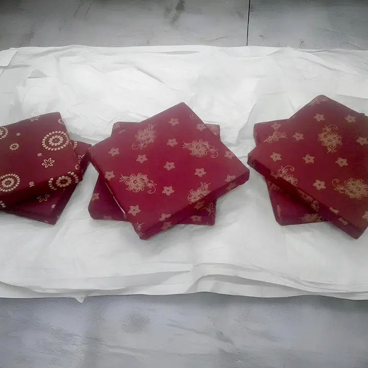 Coir Cushions with Fabric Covers